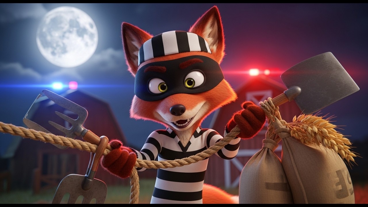 Barn Tool Theft! 🔧 | Fox Steals Rope 🪢 & Grain 🌾 | Police Alert 🚨