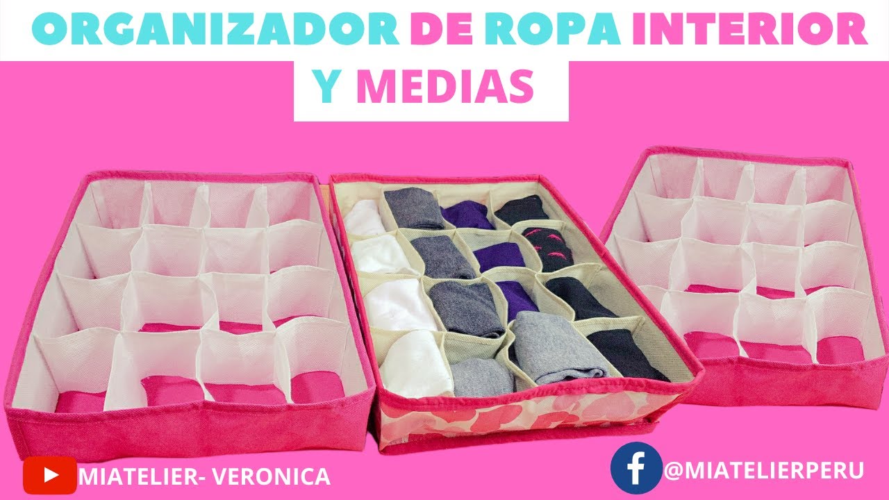 ❤ORGANIZADOR PARA ROPA INTERIOR O MEDIAS