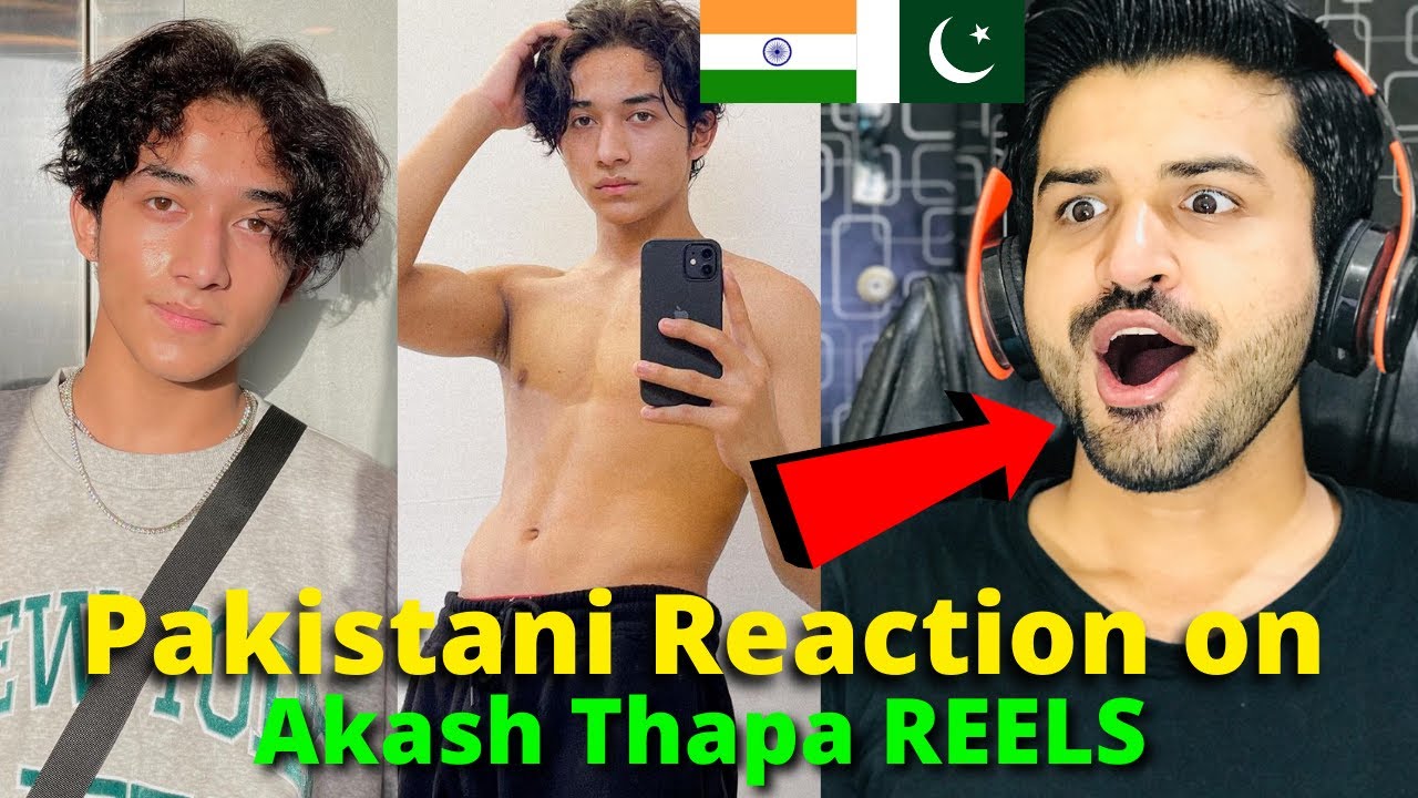 Pakistani React on Indian | Akash Thapa Dance Reels VIDEOS | Indian TikToker |  Reaction Vlogger