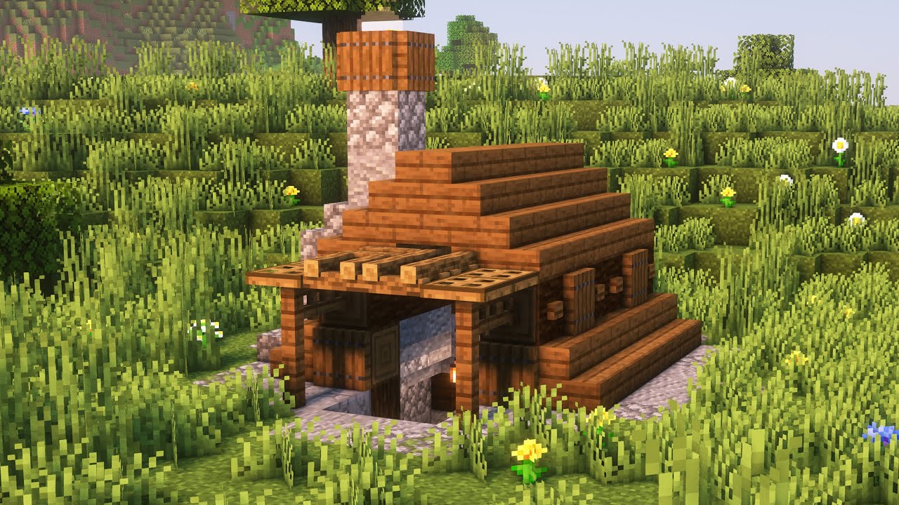 Обучающее видео по подземному бункеру Minecraft