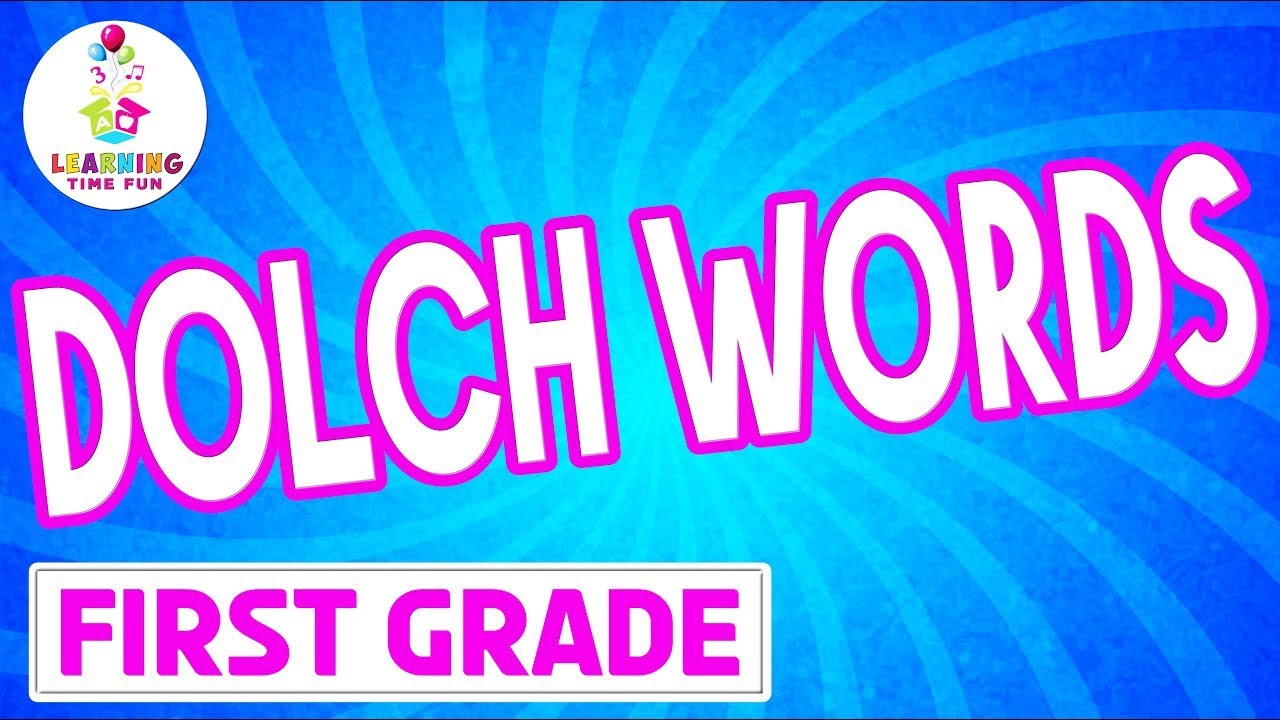 DOLCH WORDS for Kids (First Grade Dolch Sight Words) | Learn Sight Words and Dance