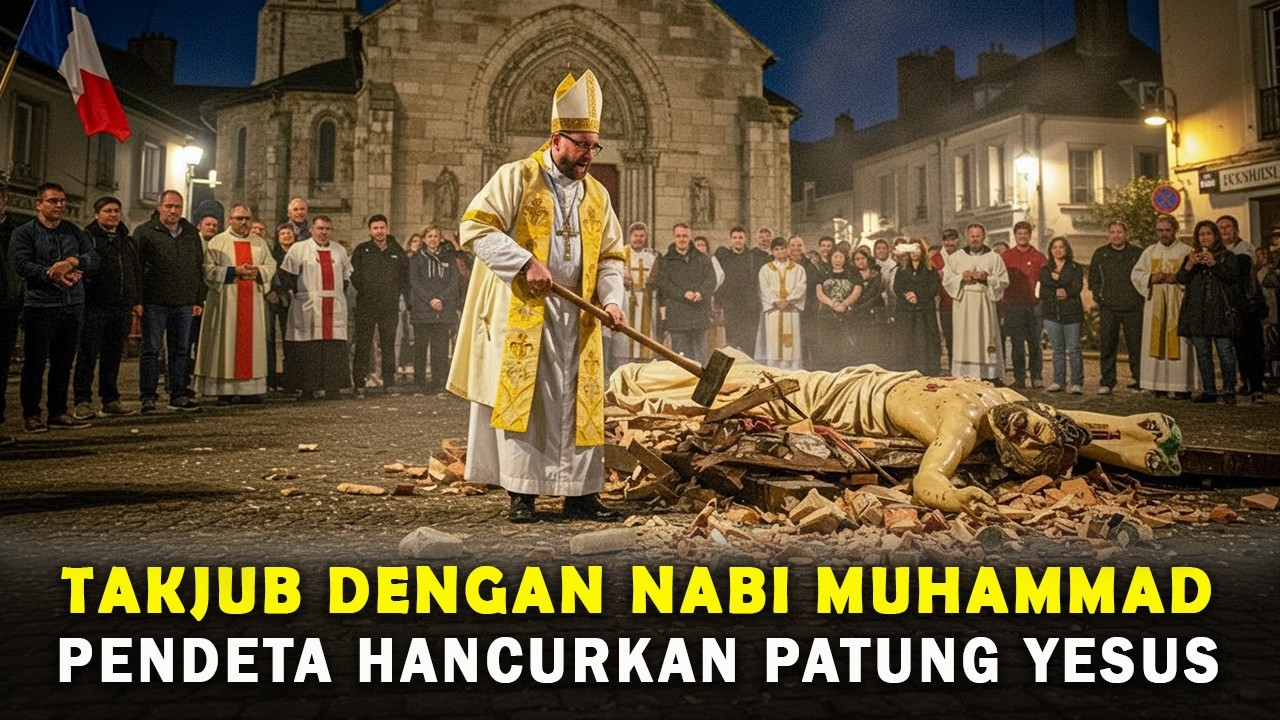 GEMPAR❗ PULUHAN PENDETA PRANCIS HANCURKAN YESUS. TAKJUB DENGAN KISAH NABI MUHAMMAD
