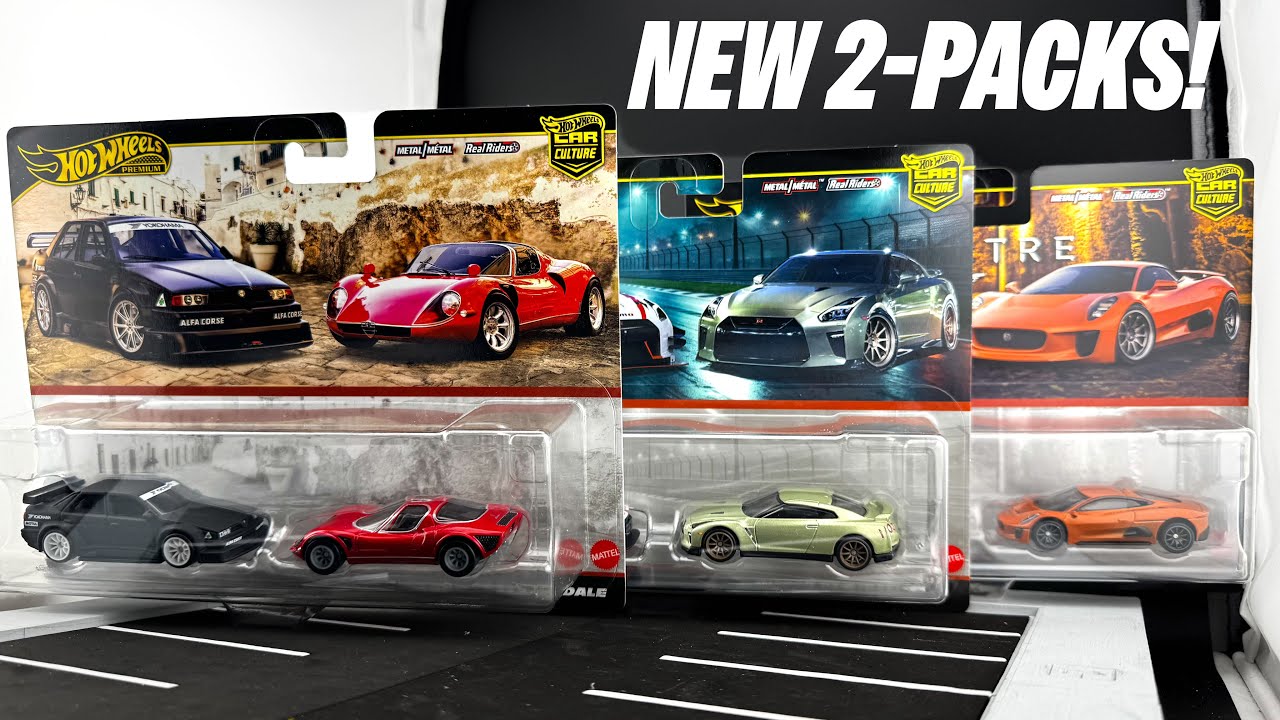 ПЕРВЫЙ ВЗГЛЯД: наборы Hot Wheels Car Culture из двух наборов + история литья GT-R