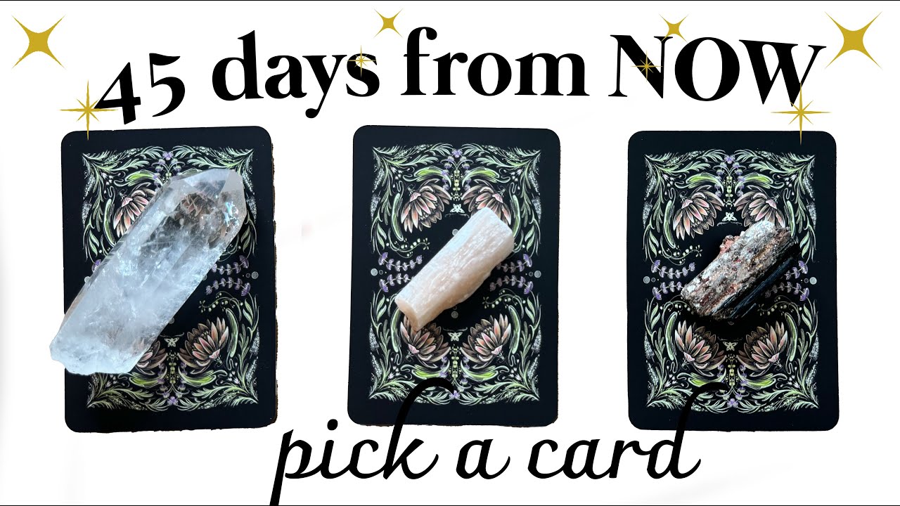 45 DAYS FROM NOW 🔮⭐️ something to look forward to ✨ PICK A CARD