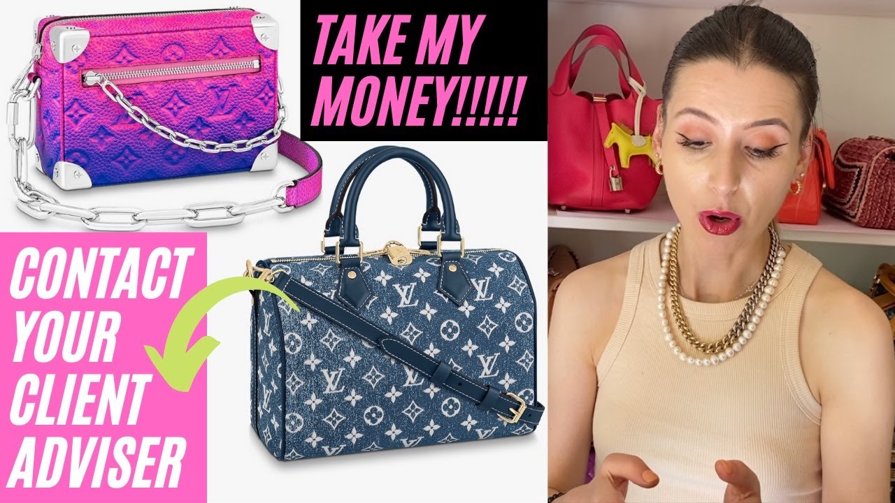 DENIM SPEEDY 25 and NEON LOUIS VUITTON BAGS? ss2022 New Bags!