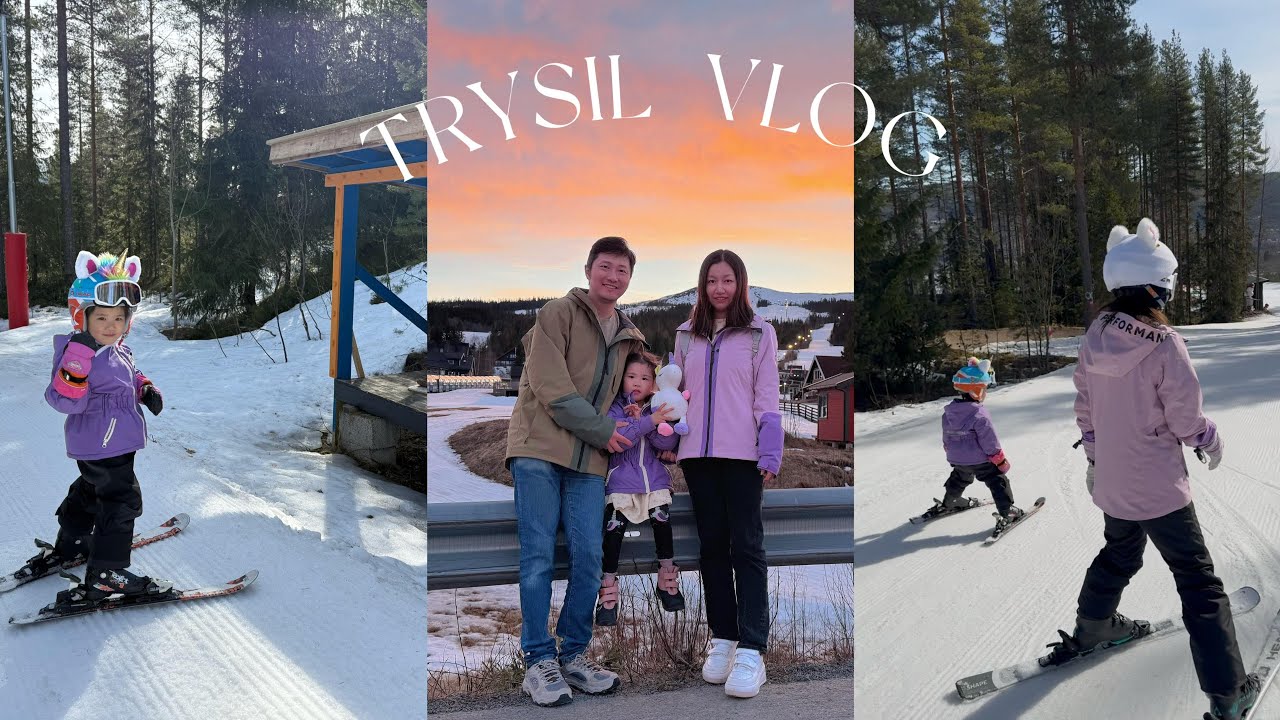 Trysil VLOG ｜新手滑雪家庭的挪威Trysil滑雪体验