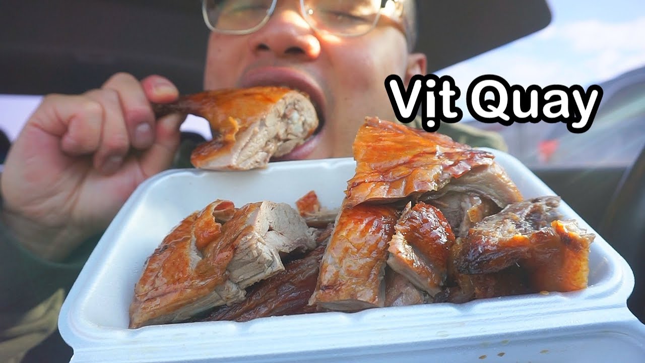 Hôm nay mình ăn Vịt Quay *MUKBANG