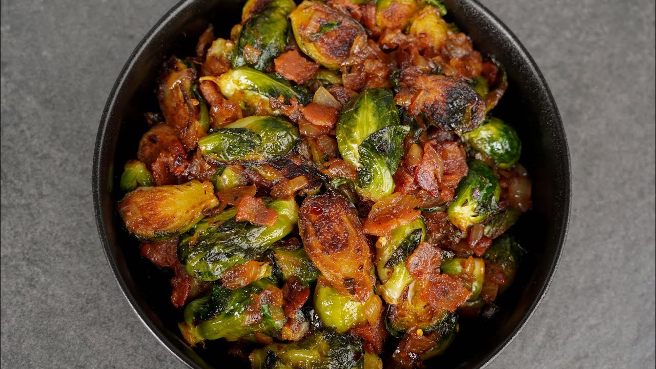 How to Make Maple Bacon Brussels Sprouts