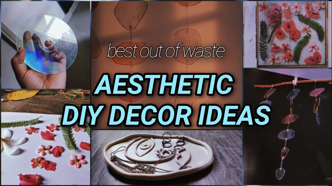 🌻 Unique Decor -  BEST OUT OF WASTE 💯 #aestheticdiys