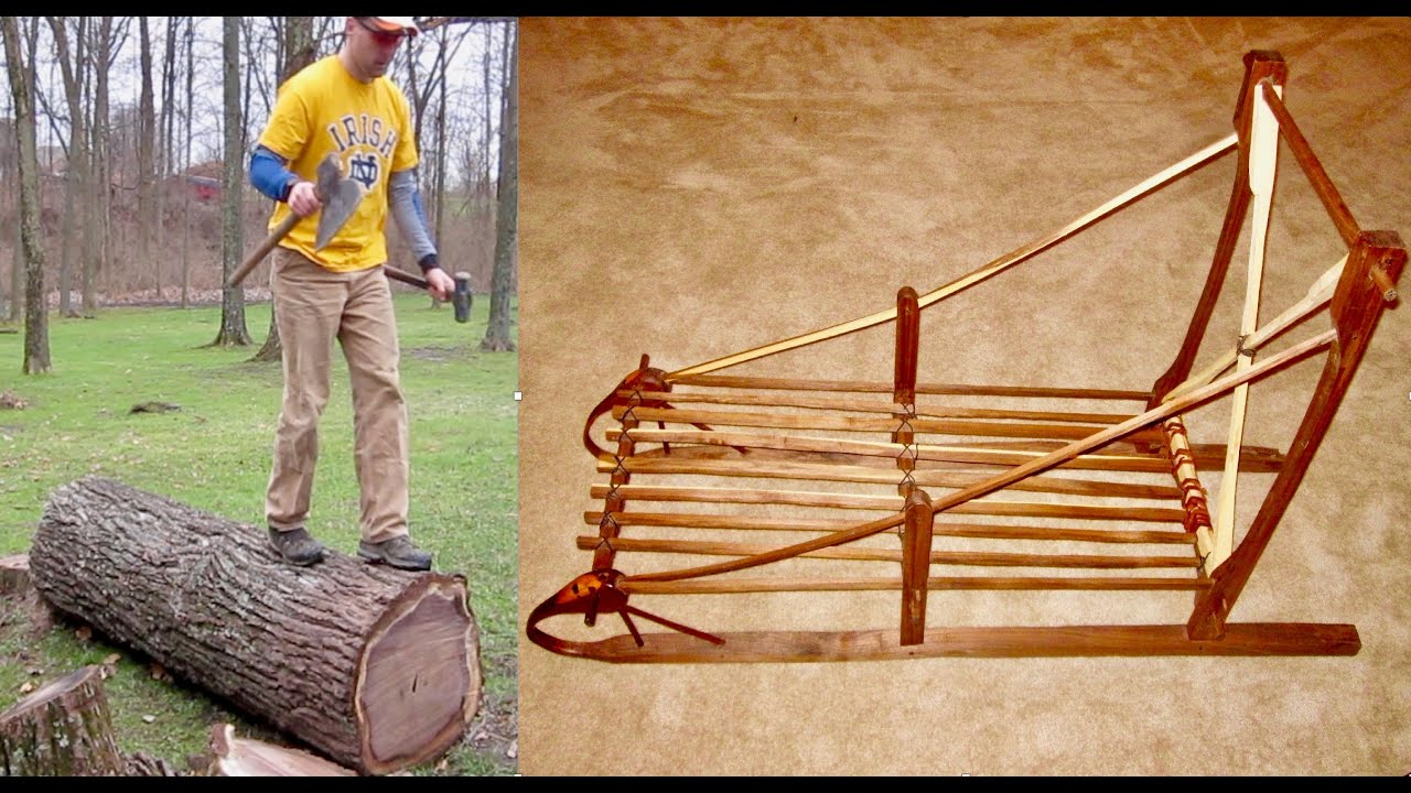 From LOG to DOG SLED By HAND & FOOT - ASMR