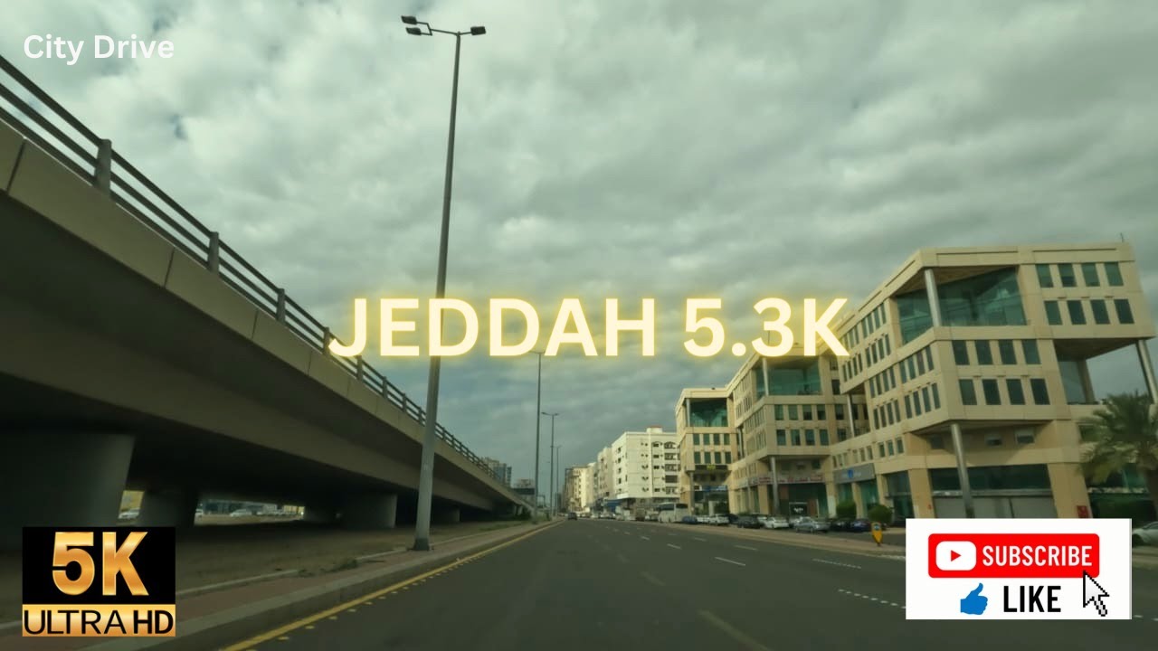 Jeddah 5.3K Drive | Morning Tour | Amazing View | Al Samer - Al Manar District - Saudi Arabia