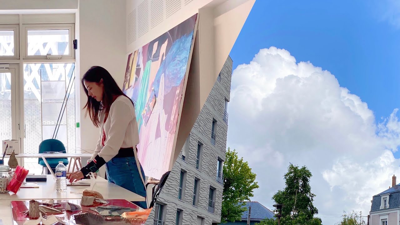 프랑스 VLOG l 프랑스 학교 브이로그 • 미대 석사 일상 feat. 학식 빵마저 맛있는 빵의 나라