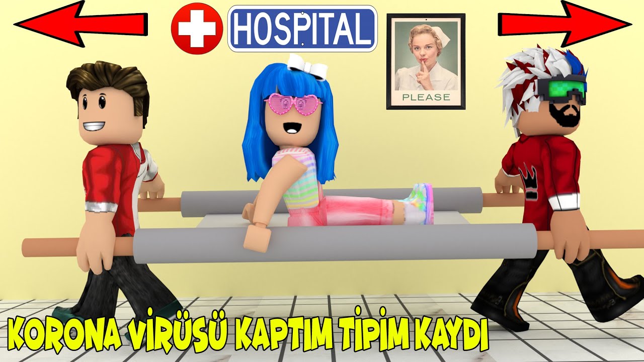 CORONA VİRÜSÜ AĞZIMA GİRDİ 😱 🦠 ! | ROBLOX HOSPİTAL
