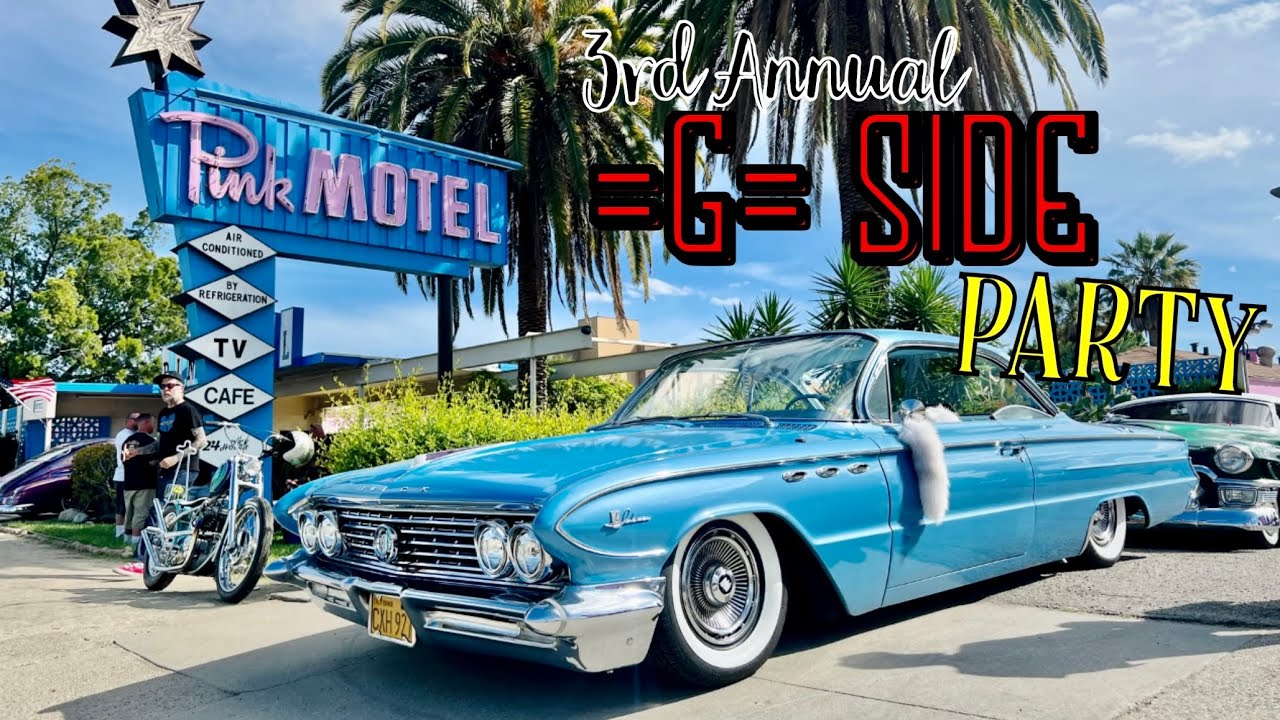 Lowrider PARTY at the PINK MOTEL | Genocide Car Club 2023 | Kustom Classic Cars | Vintage Hot Rod 4K