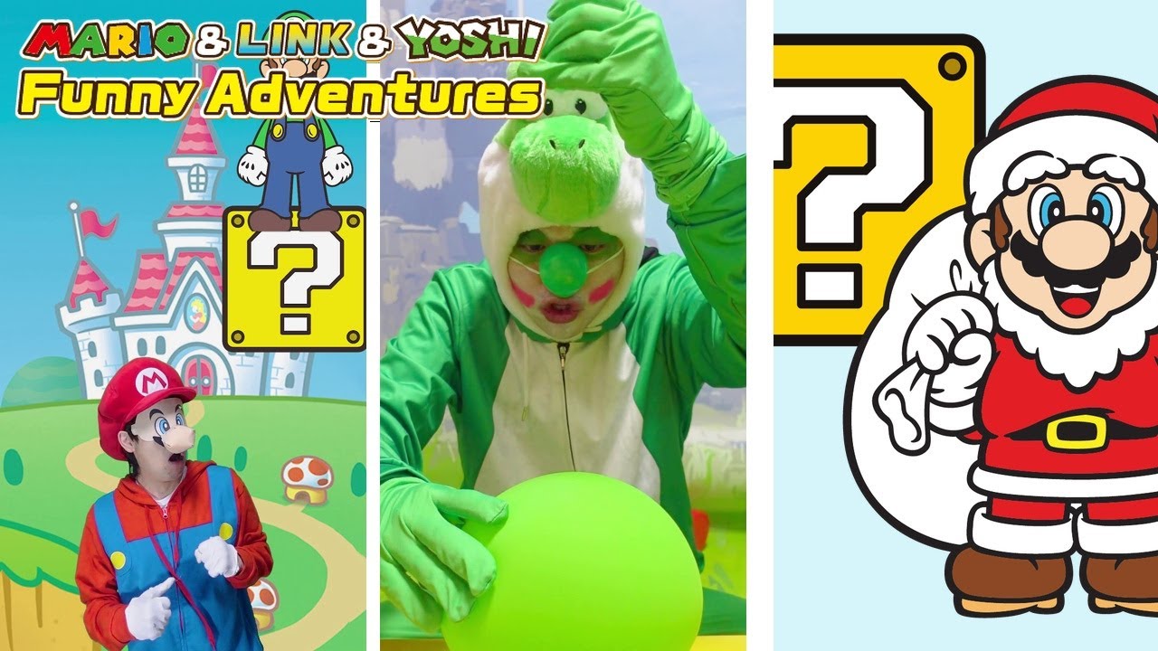 The Funny Adventures of Mario & Link ＆ Yoshi 🤣 