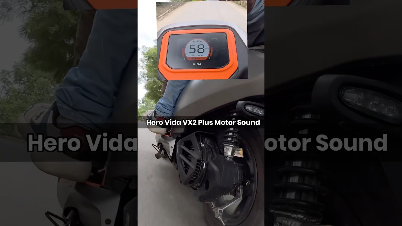 Hero Vida VX2 Plus Motor Sound #mrauto #shorts #herovidavx2