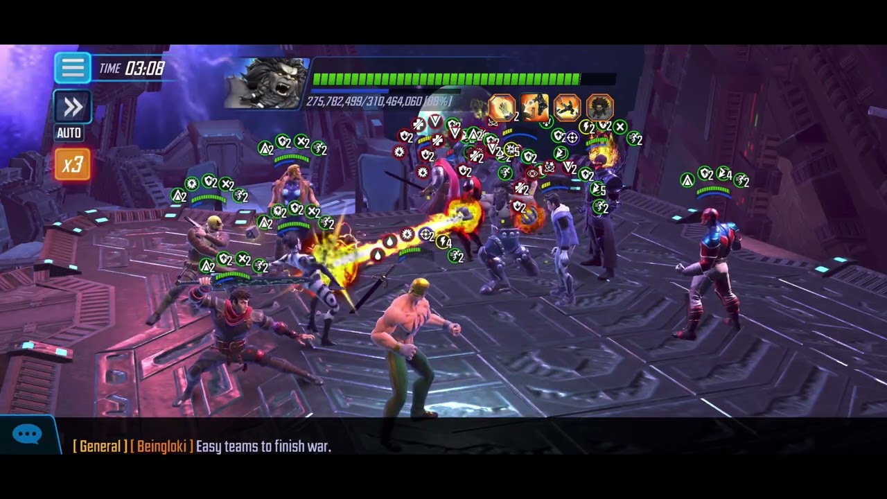 MSF Thunderstrike Raid Final Boss node - Hit 1