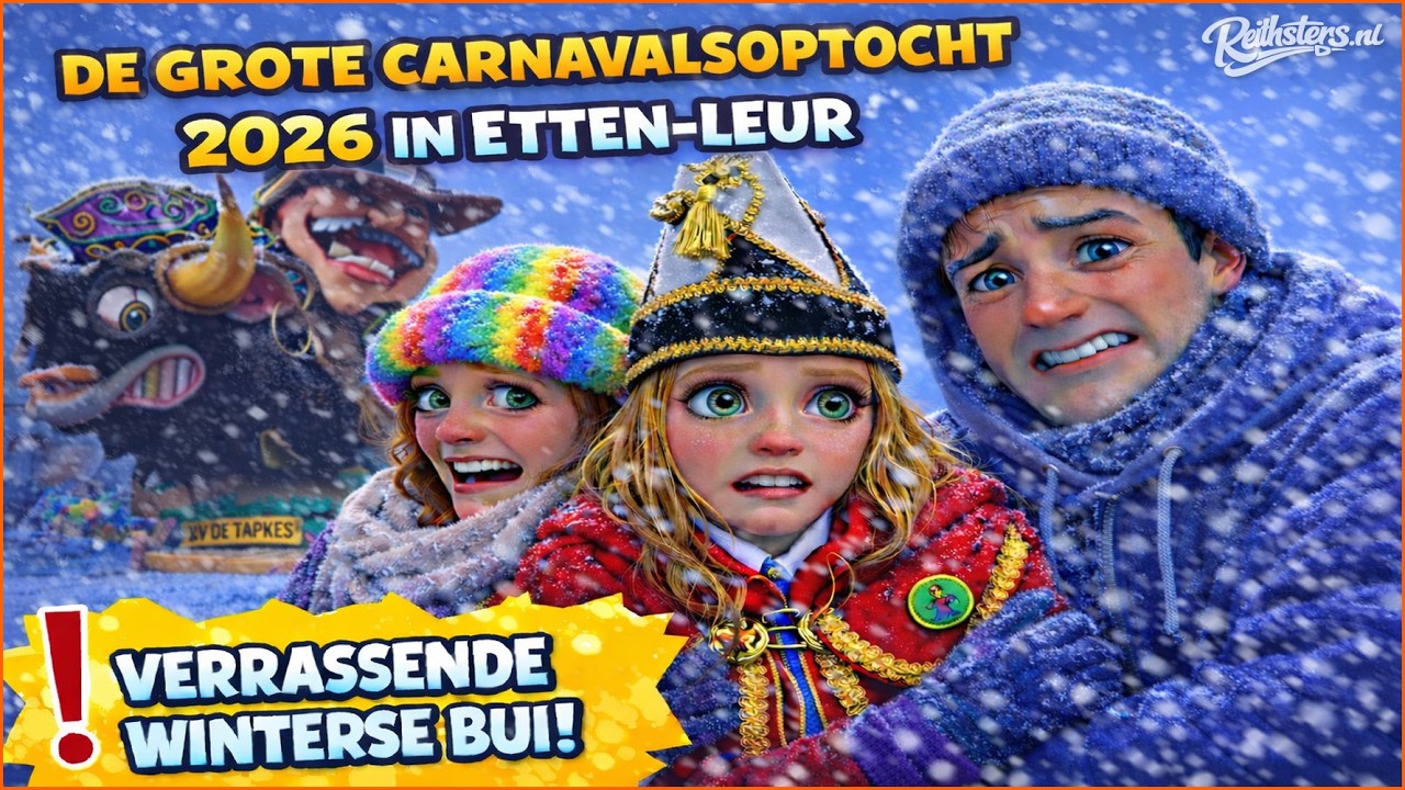 DIT HADDEN WE NIET VERWACHT - DE GROTE CARNAVALSOPTOCHT MET SNEEUW ❄️ - VLOG #767