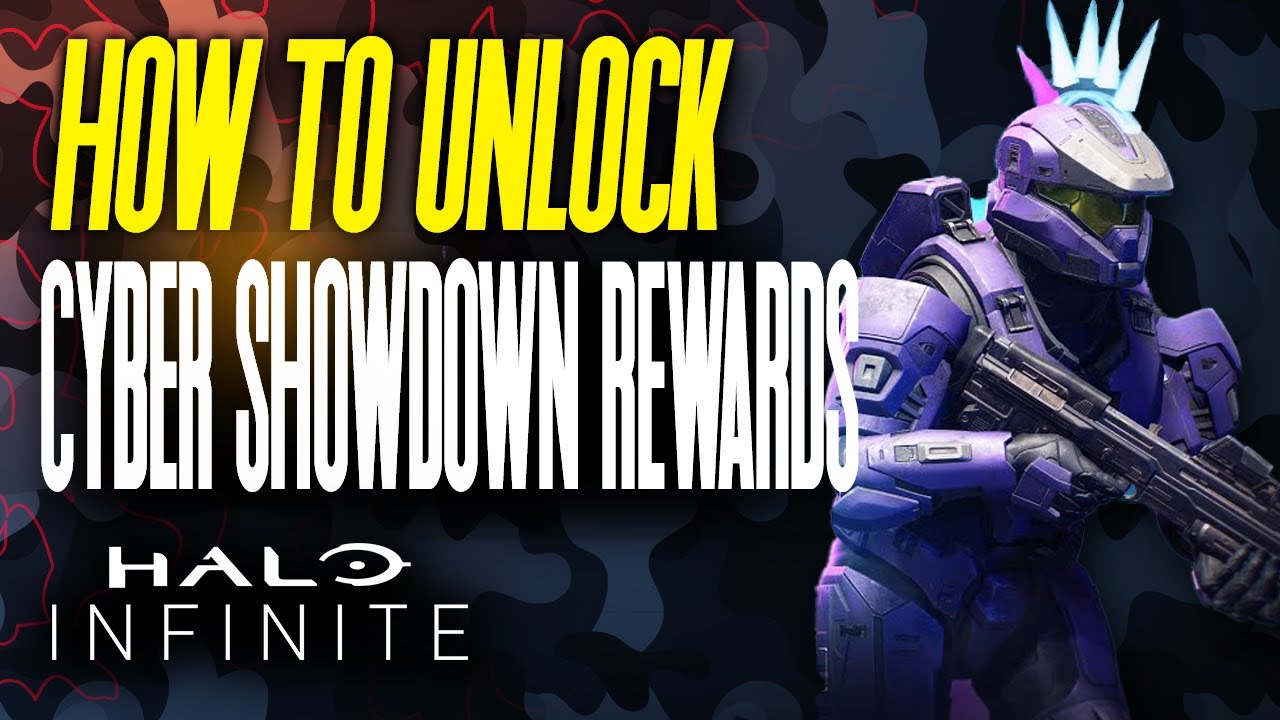 Halo Infinite HOW TO UNLOCK FREE CYBER SHOWDOWN REWARDS EVENT - Halo Infinite Free Skin