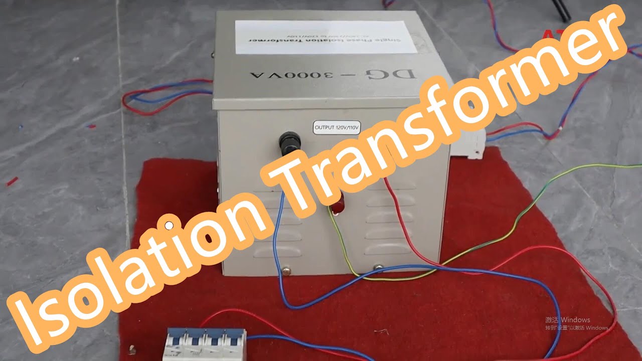 240V/230V to 120V/110V single phase isolation transformer