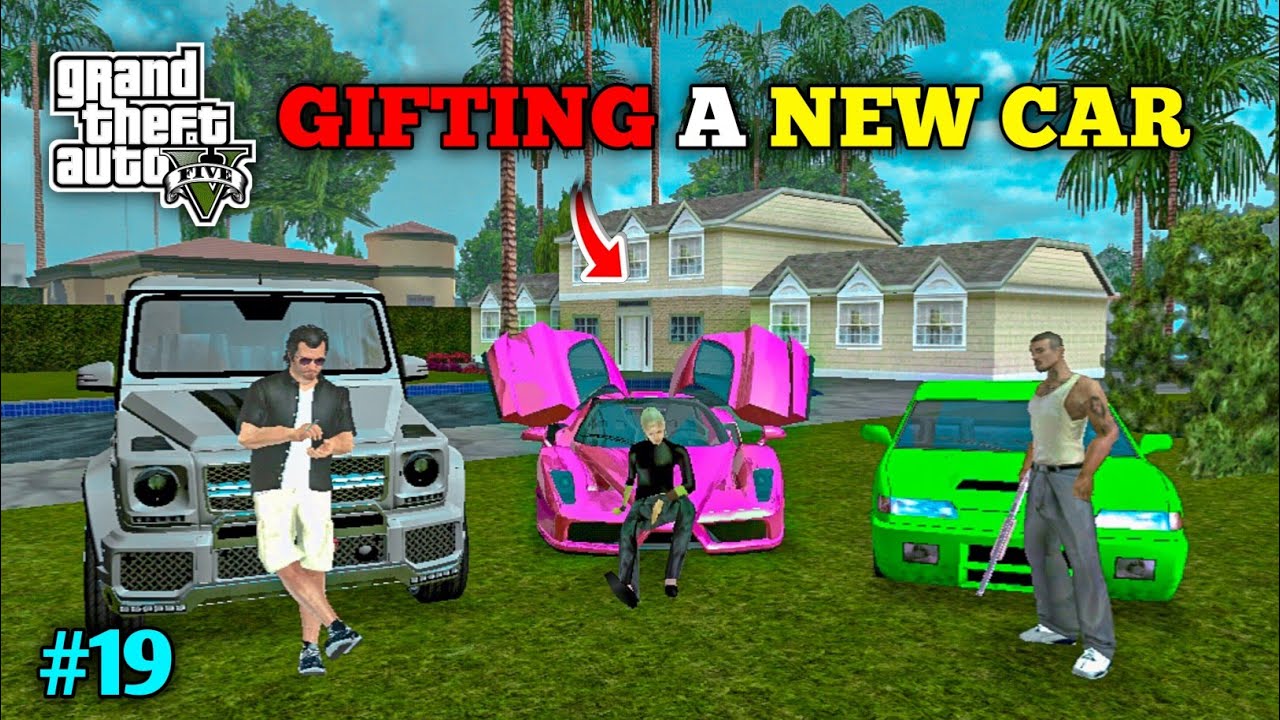 MICHAEL GIFTING NEW $100,000, LUXURY CAR  in GTA 5 REAL LIFE!🤑 #19