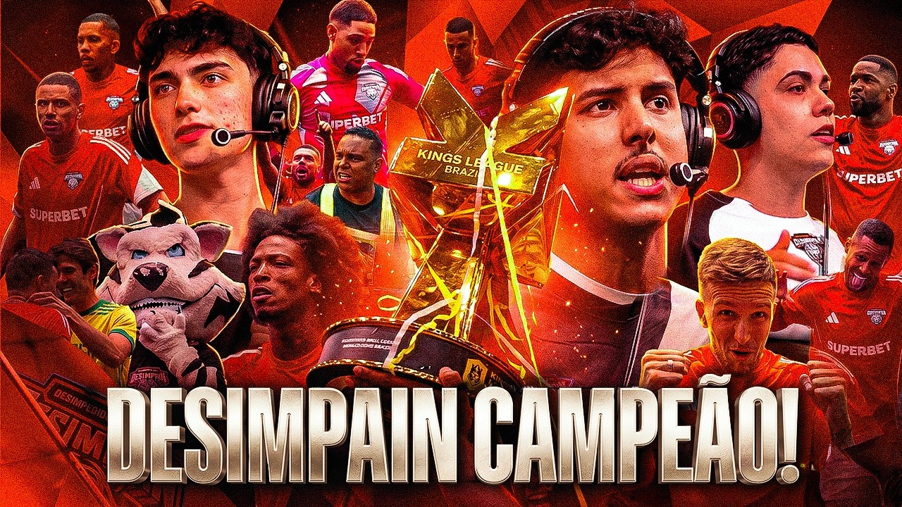 BASTIDORES DA KINGS LEAGUE BRASIL| DESIMPAIN &Eacute; O GRANDE CAMPE&Atilde;O! 🏆