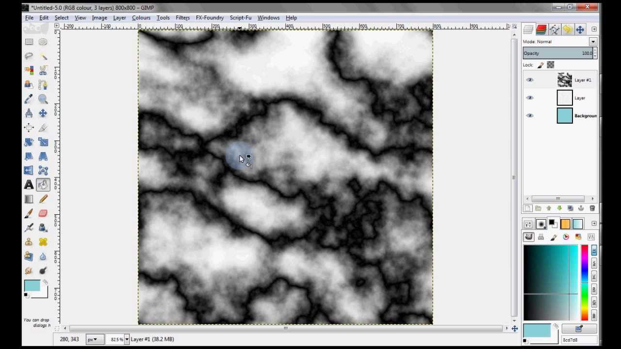 Marble texture GIMP Tutorial