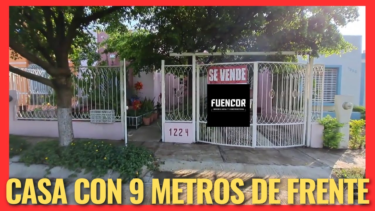 Casa en venta en Colima con 9 metros de Frente