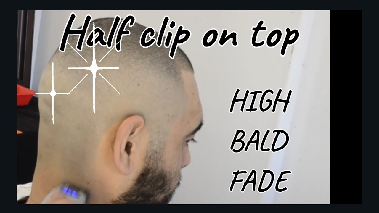 (WHAT DO YOU THINK) 1/2 clip on top with a high bald fade with shaver on sides
