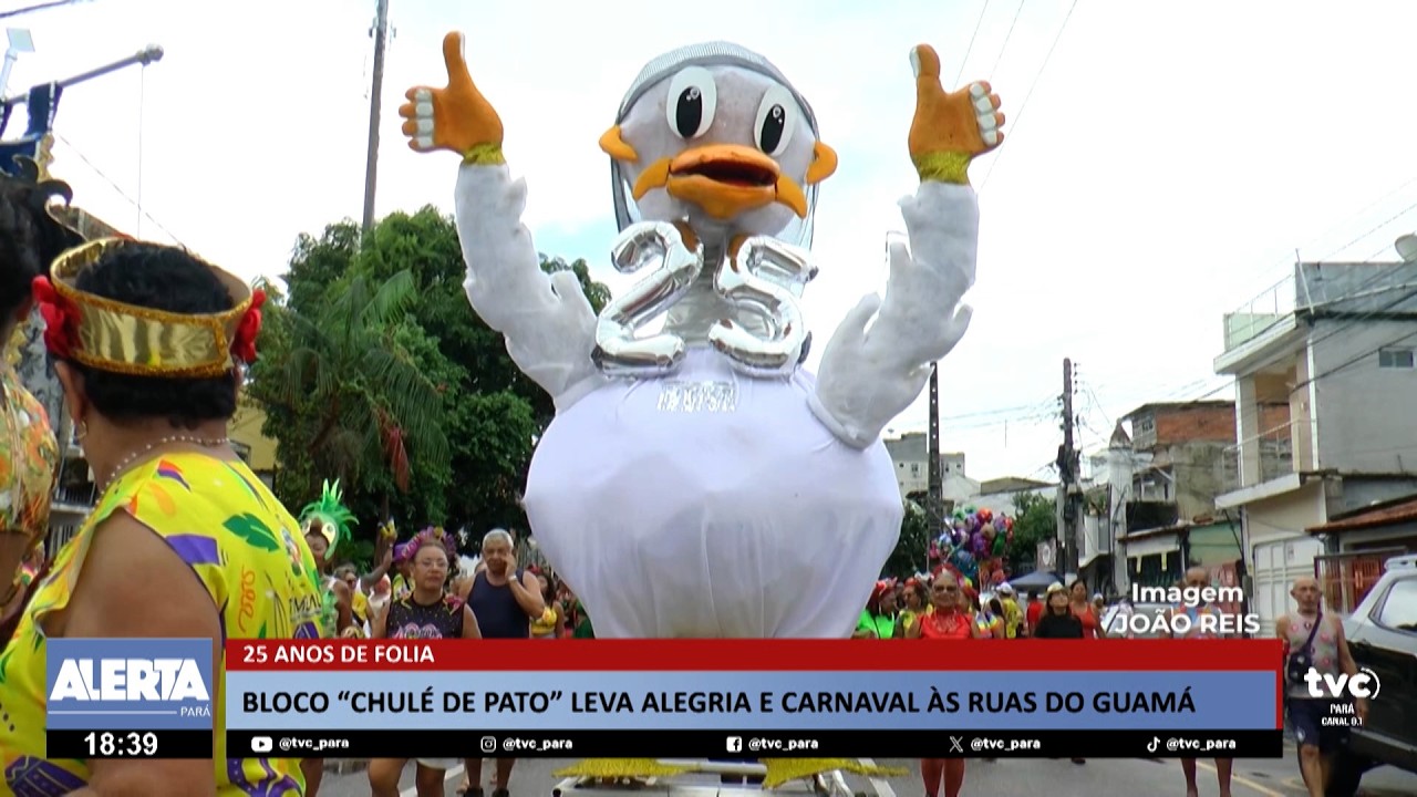 Bloco “Chulé de Pato” reúne mais de 5 mil foliões no Guamá