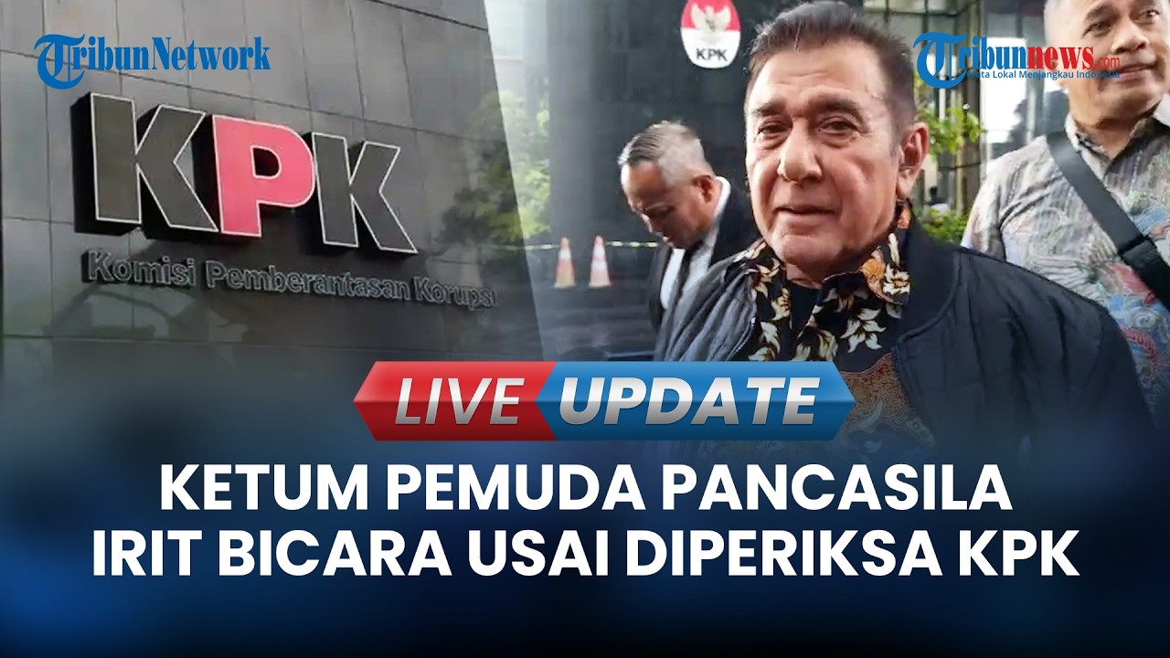 🔴LIVE UPDATE| Ketum Pemuda Pancasila Japto Soerjosoemarno Diperiksa KPK 4,5 Jam Kasus Rita Widyasari