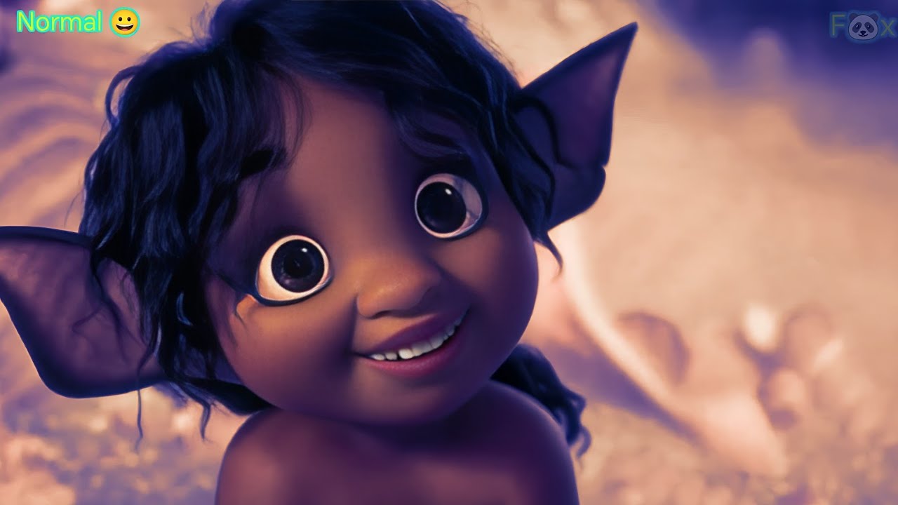 Moana | Thank U FOREVER! Forever! little sister Turn into bat! Sponsored by Gamavision Csupo effects