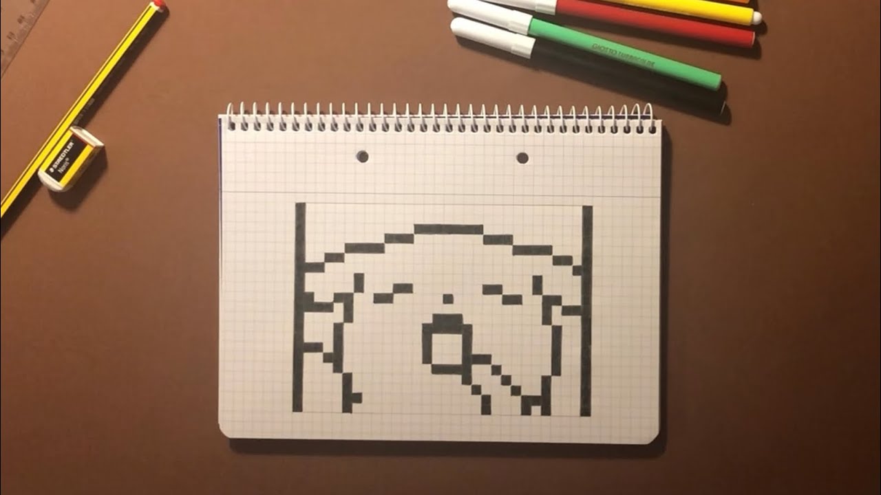 Pikachu desenho em pixel arte
