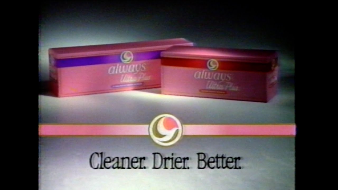 Always UltraPlus Maxi Pads Commercial (1991)