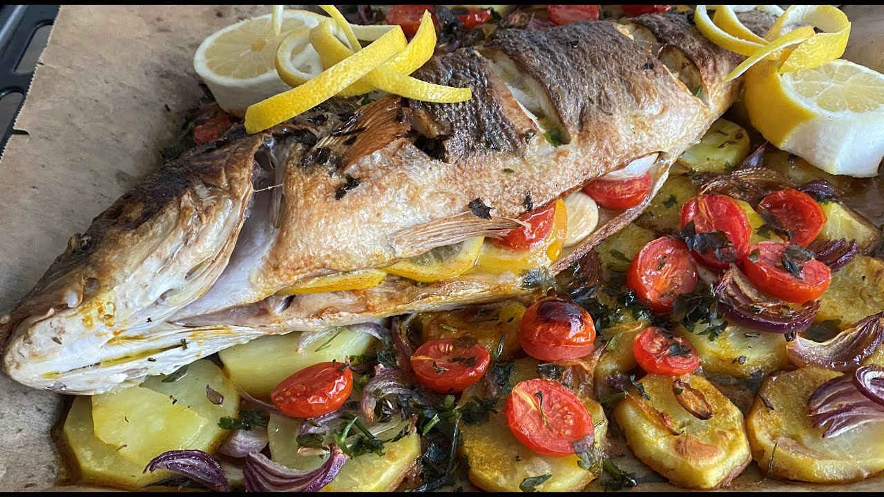 Super leckeren Branzino al Forno italienischer art