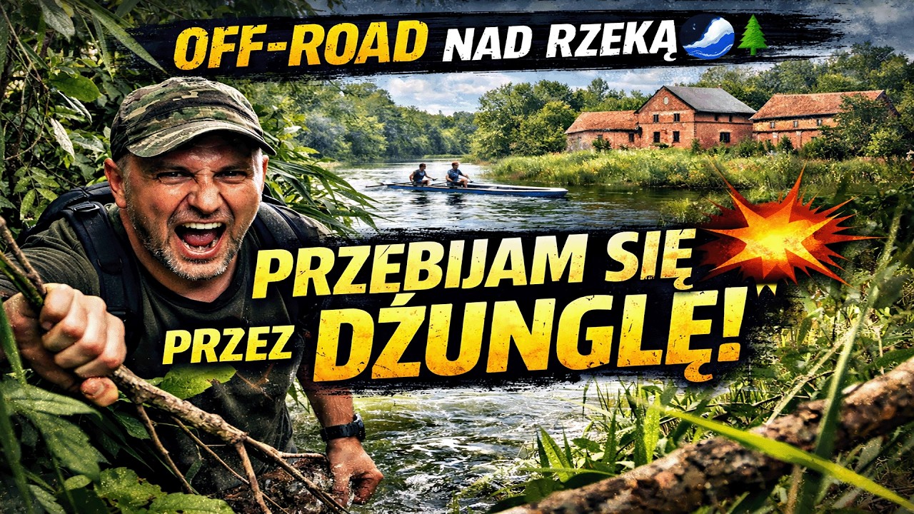 OFF-ROAD NAD RZEKĄ 🌊🌲 Krzaki, Wioślarze i Folwarkowe Sekrety | Bydgoskie Kapuściska nad Brdą