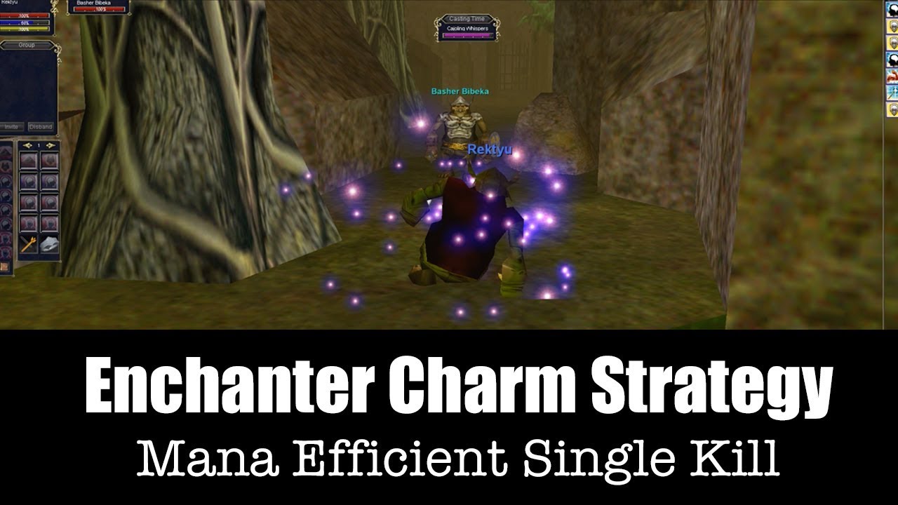 Enchanter Charm Strategy - Mana Efficient Single Kill - Everquest Project 1999