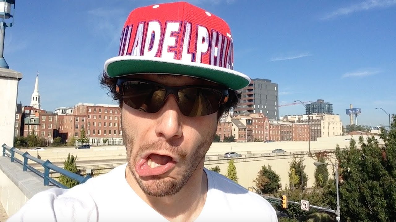 Overly Excited Tourist Freaks Out In Philadelphia