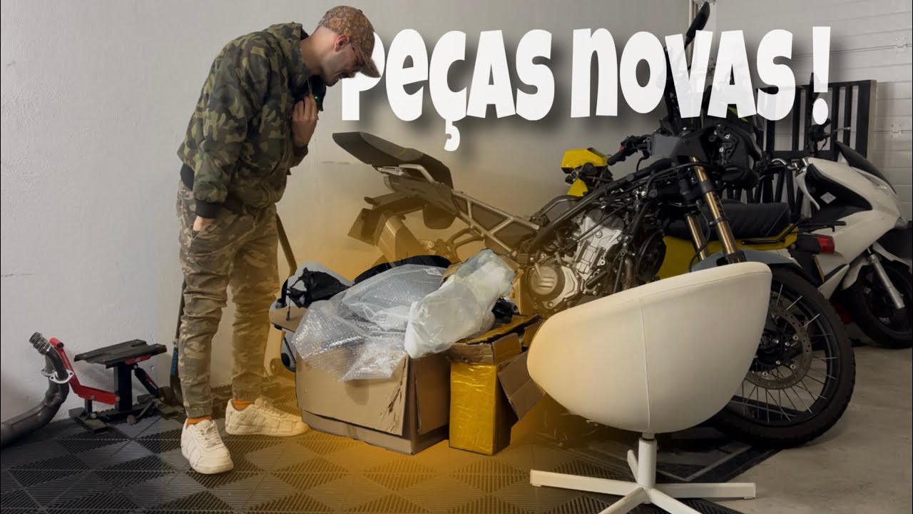 MOTA DOS CHINOS ! / CHEGARAM AS PEÇAS PARA A CFMOTO 450 MT