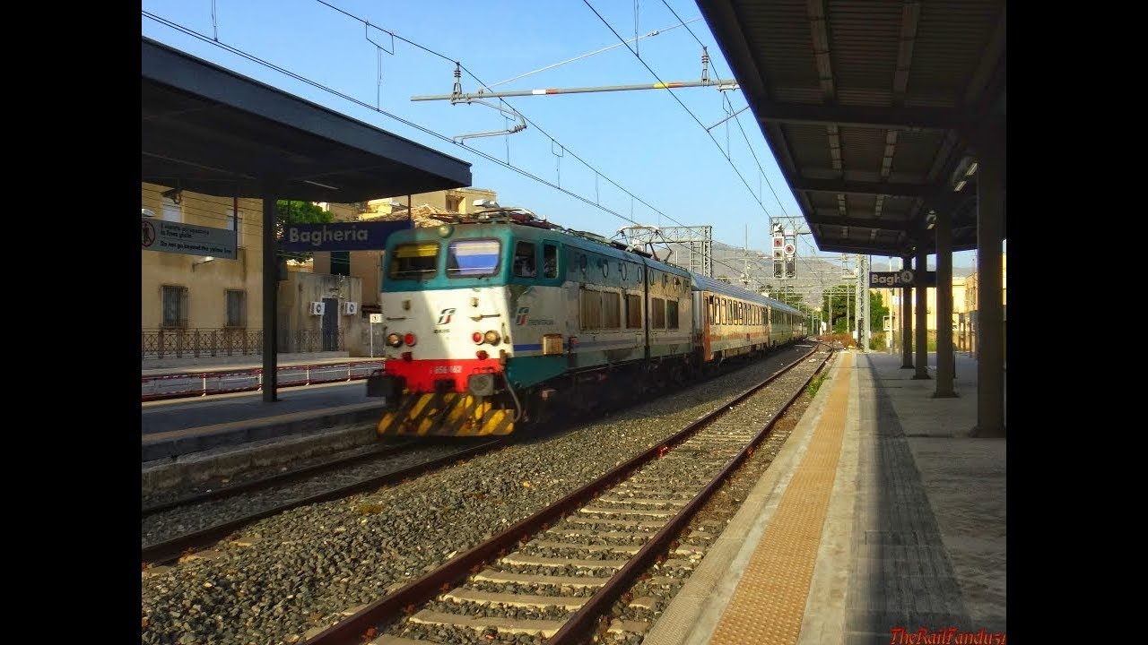 Treni siciliani: transiti nella stazione di Bagheria