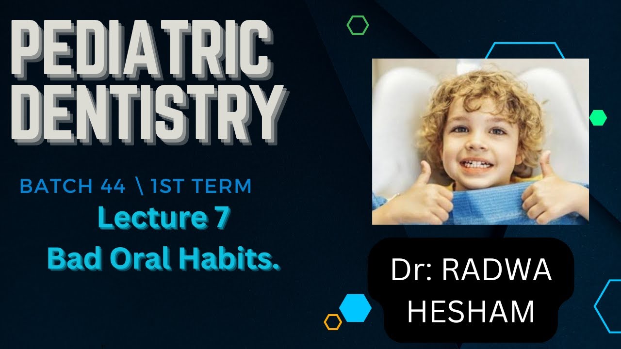 Bad oral habits