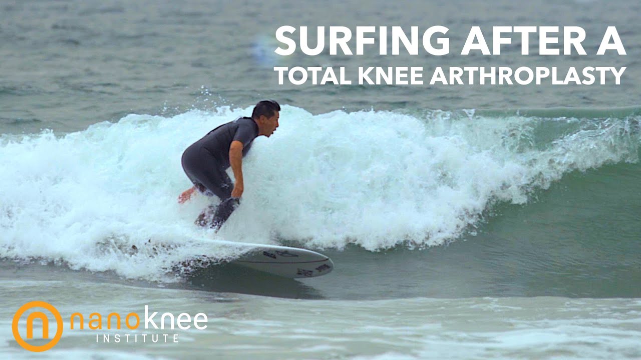 Stan Surfing after his NanoKnee