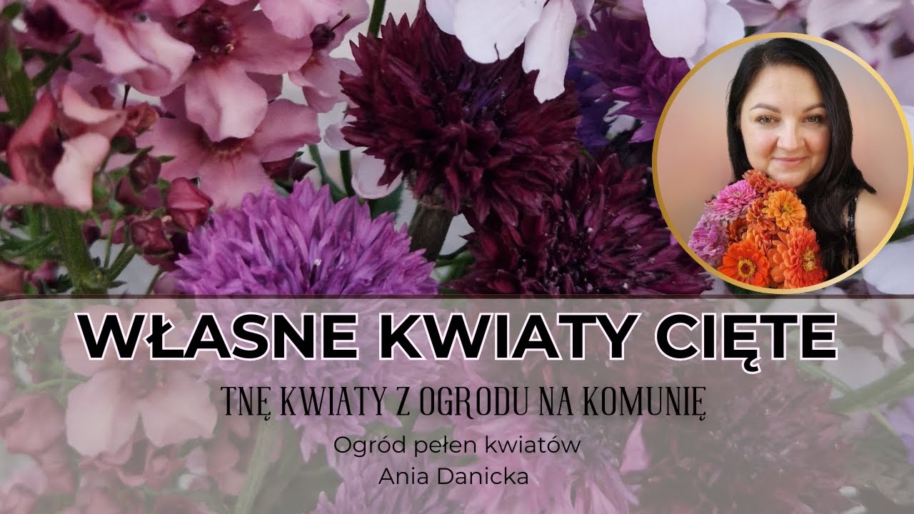 Kwiaty cięte z własnego ogrodu. Tnę kwiaty na komunię córki. Jak ciąć kwiaty z ogrodu do wazonu.