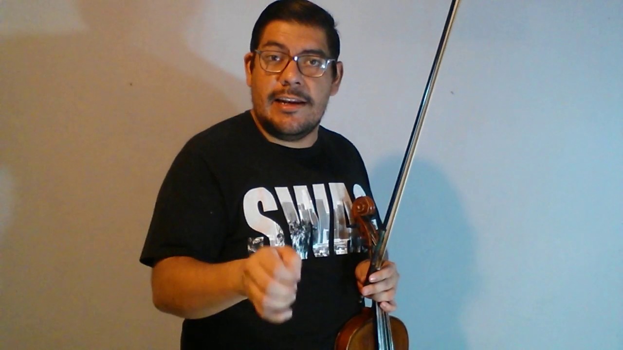 Violín 06: Como arquear y ejercicios rítmicos con el arco