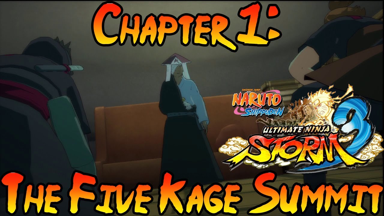 [HD][Japanese] Naruto Shippuden: Ultimate Ninja Storm 3 - Chapter 1: The Five Kage Summit - Part 1