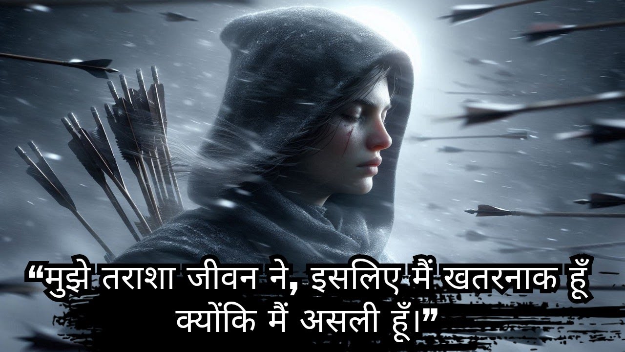 “मुझे तराशा जीवन ने, इसलिए मैं खतरनाक हूँ—क्योंकि मैं असली हूँ।”
