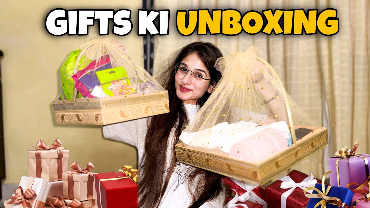IN-LAWS ne diye gifts❤️| Itni saari cheezen 🤯 | UNBOXING | VLOG 46