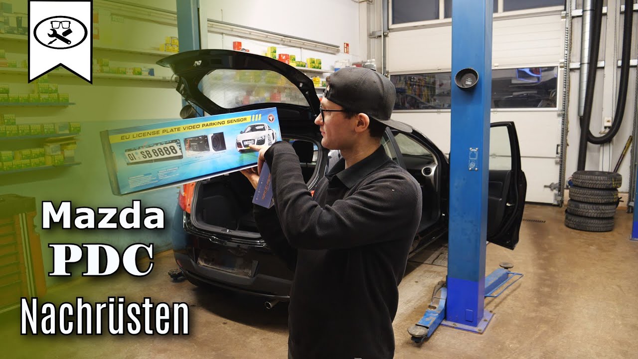 Mazda 2 Rückfahrkamera Einparkhilfe Nachrüsten | PDC rear view camera retrofit | VitjaWolf|Tutorial