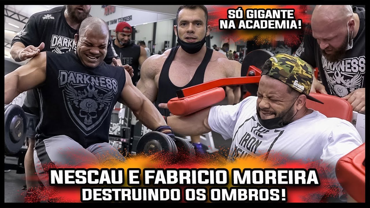 FABRÍCIO MOREIRA E WELLINGTON NESCAU TREINO OMBROS | FABRICIO PACHOLOK