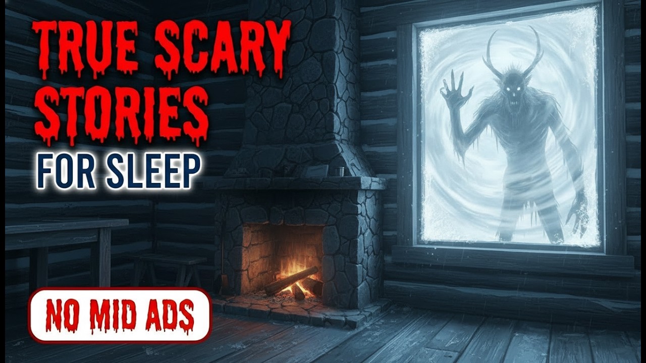 🛑 NO MID ADS 🛑 4+ HOURS of TRUE Scary Stories for Sleep | Gentle Rain | Black Screen | Vol. 118